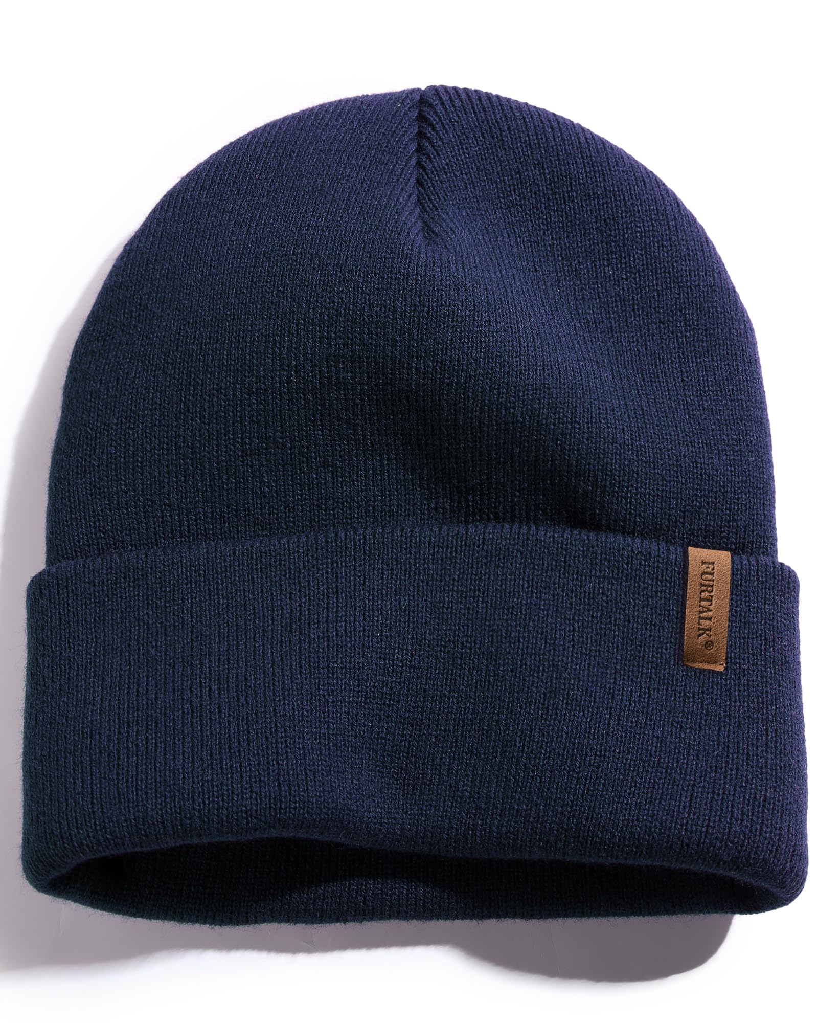 FURTALK Beanie for Men Women Cuffed Thick Knitted Unisex Winter Hat Beanies Skull Cap